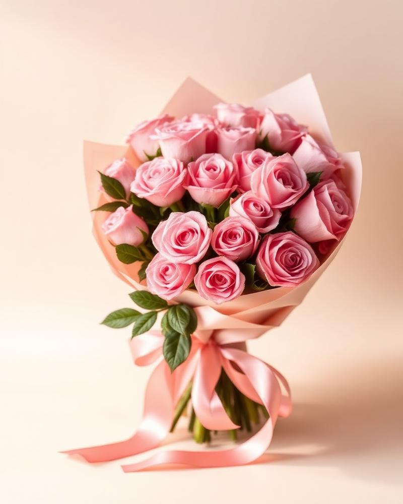 Pink Rose Bouquet