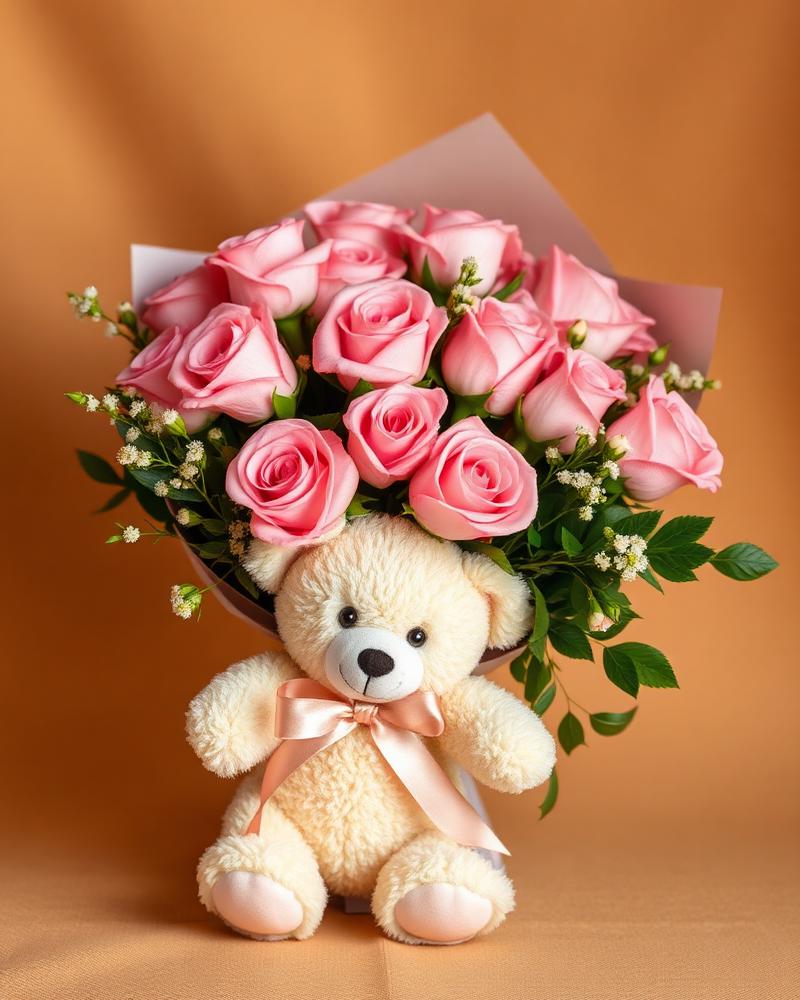 Flower & Teddy Bundle