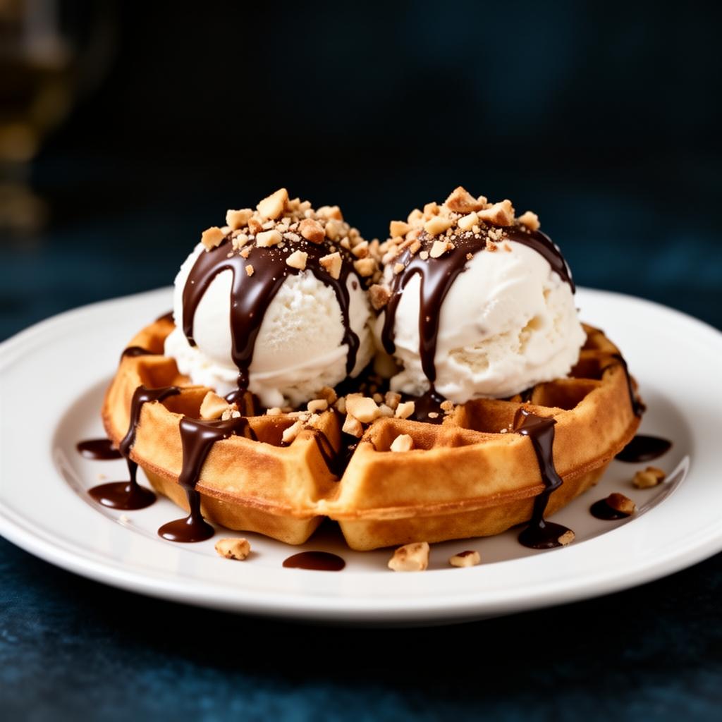 Ice Cream Waffles