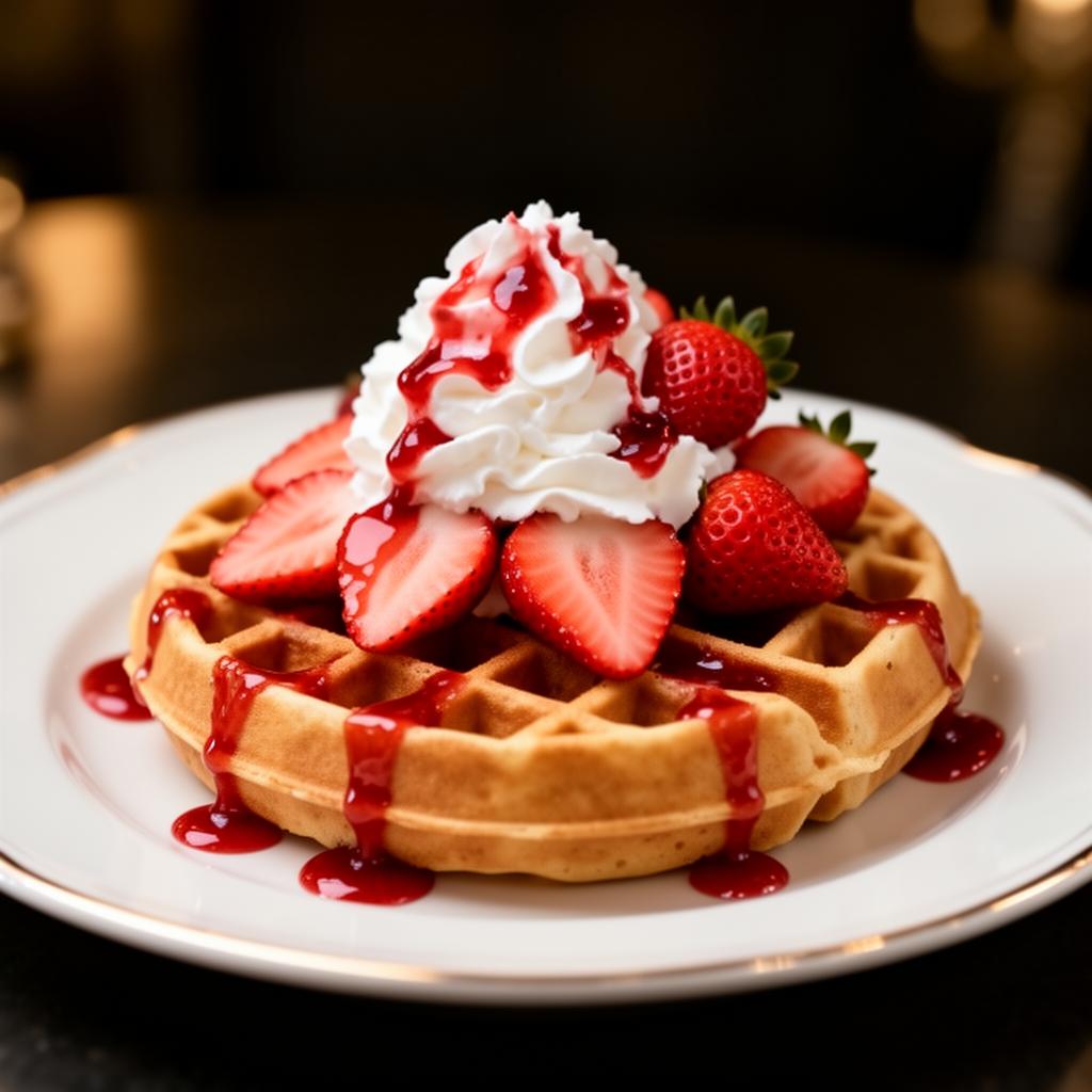 Strawberry Waffles